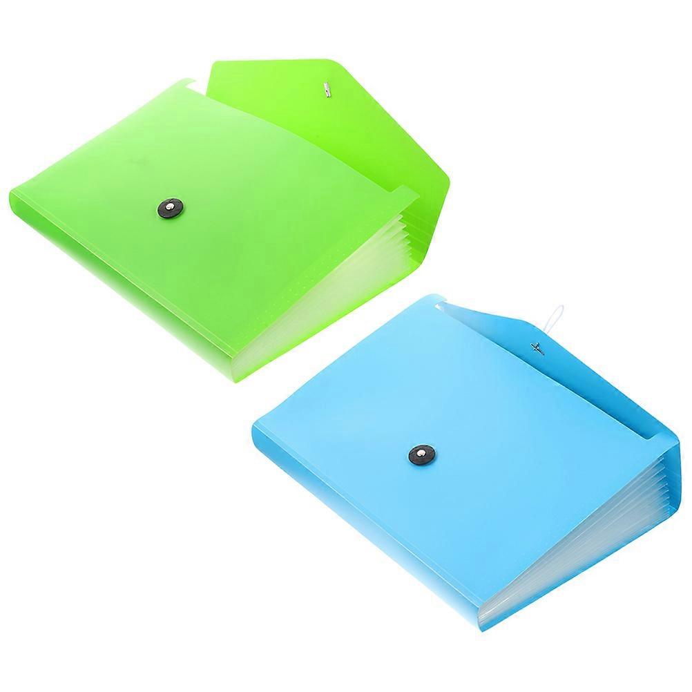 Multi-Layer File Folder Accordion Organizer for Storage Use 2Pcs