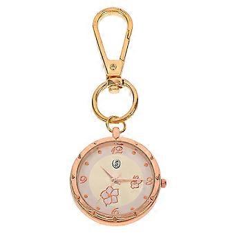 Nurse Pocket Watch Key Buckle Precision Movement Unicompatible withm Accessory Golden 1Set