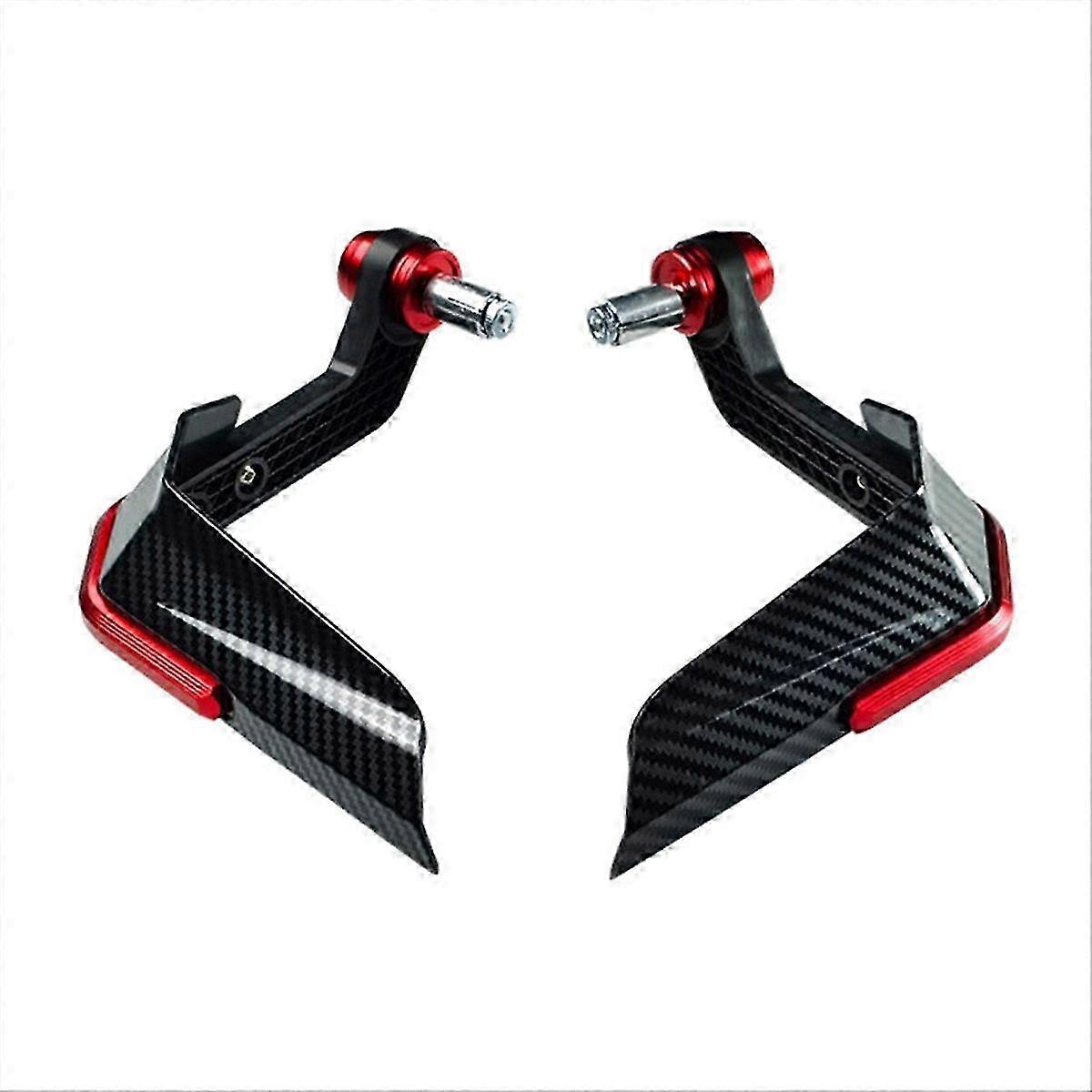Motorcycle Handle Hand Guard Wind Protector Handlebar Handguard Red