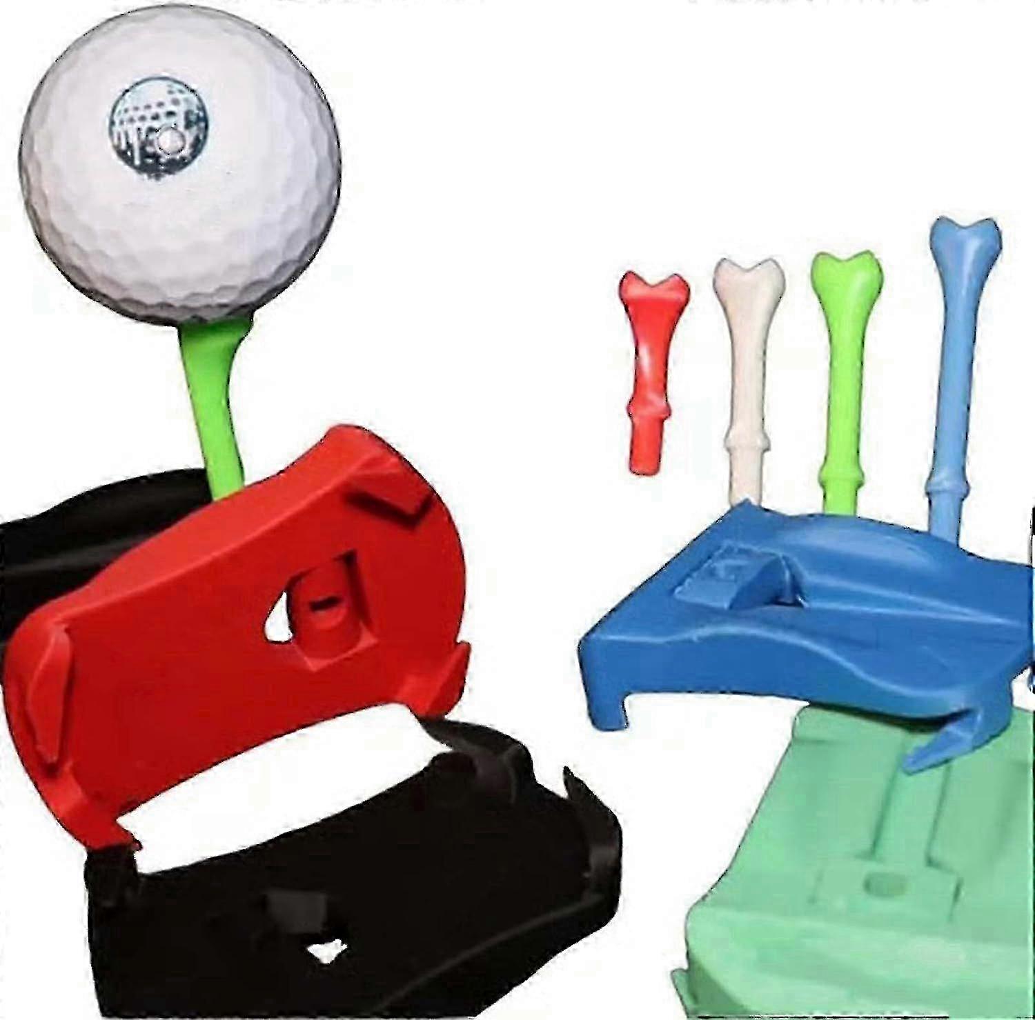 Golf Simulator Tee, Crack-Resistant All-Weather, Pre-Cut Multi-Size Set, Simulator Driving Range Tee