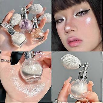 Spray Glitter para cabelo e corpo, Body Shimmer Spray, não pegajoso brilho corpo Highlighter, Body Glitter Spray para mulheres crianças