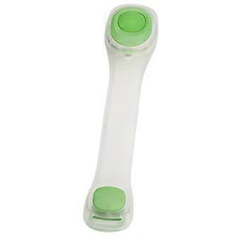 LED-Armband mit Warnleuchten für Nachtläufe, reflektierendes LED-Sicherheitsarmband, Leuchtarmband, grün
