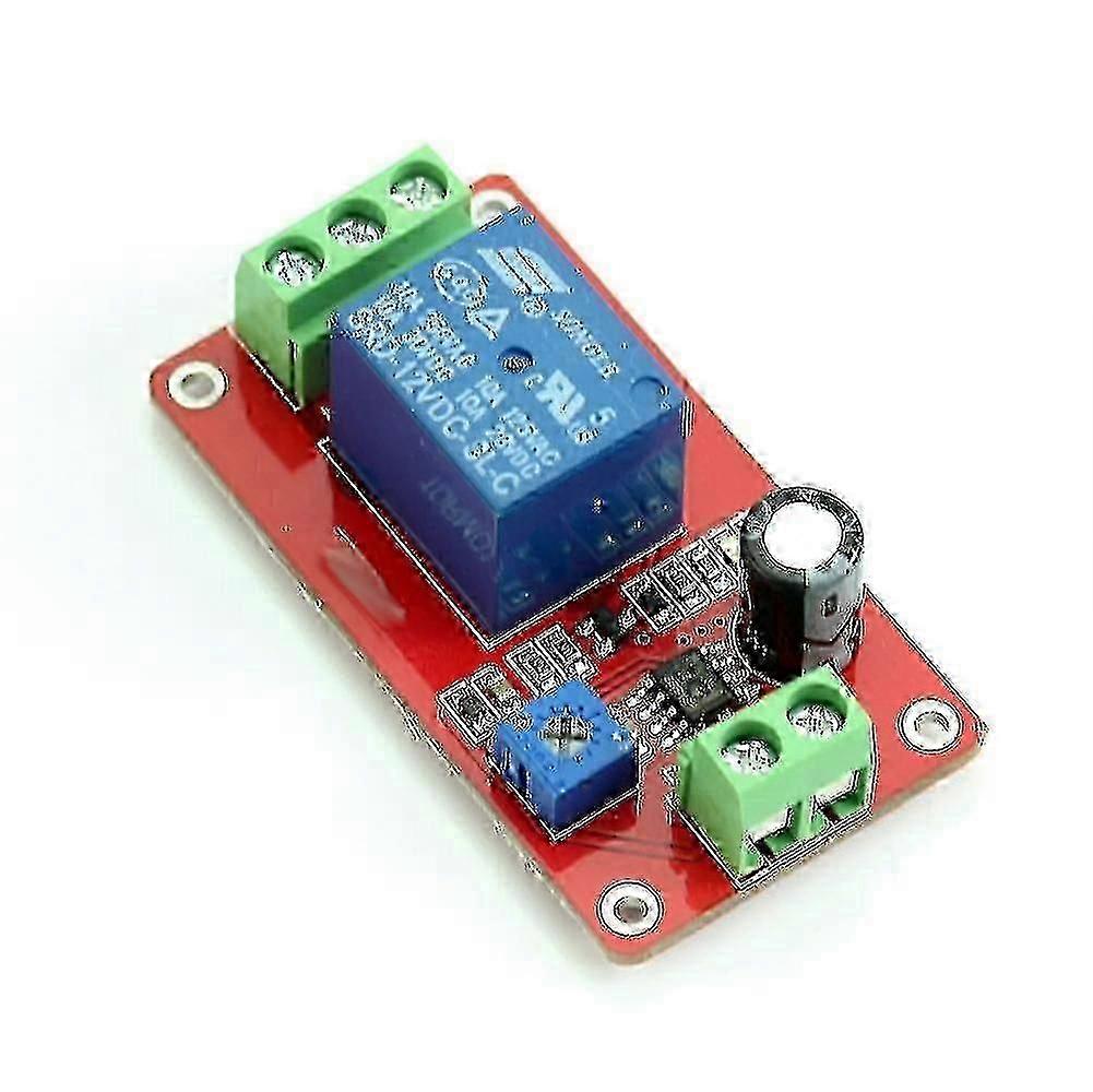 Adjustable 12V DC Delay Timer Relay NE555 Switch - 1 to 20 Second Delay