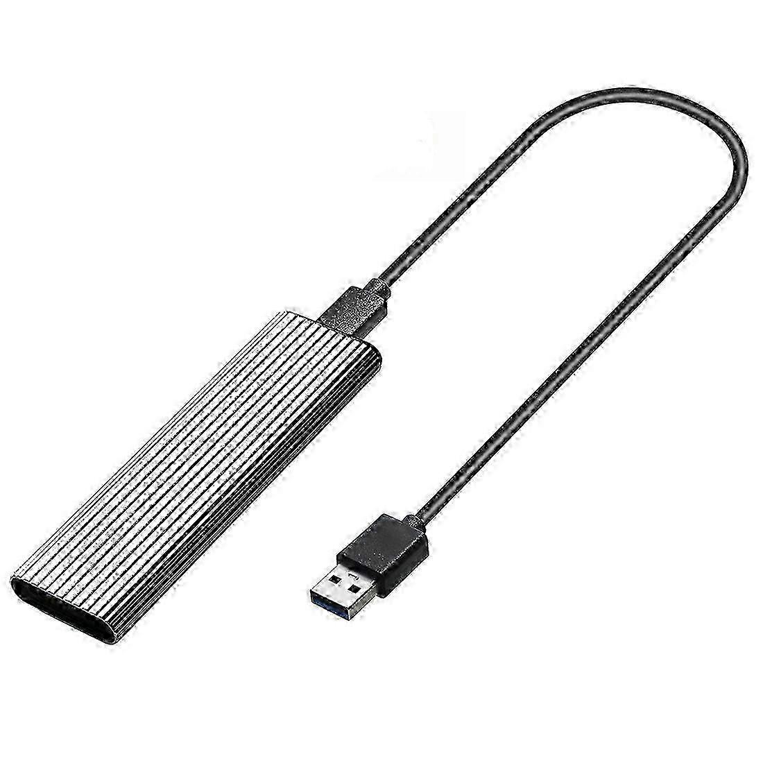 Dual-Protocol M2 SSD Enclosure Aluminium