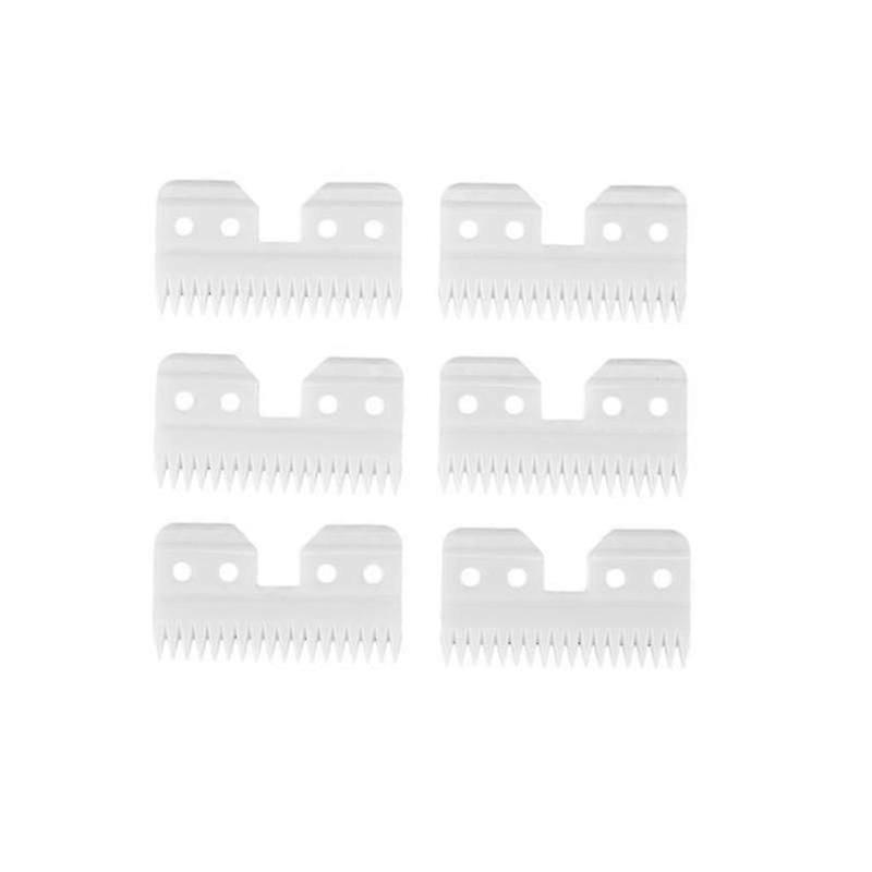 6Pcs Replaceable Ceramic 18 Teeth Pet Ceramic Clipper Cutting Blade compatible with A5 Series