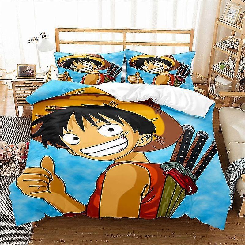Pirate King Anime Polyester Duvet Set