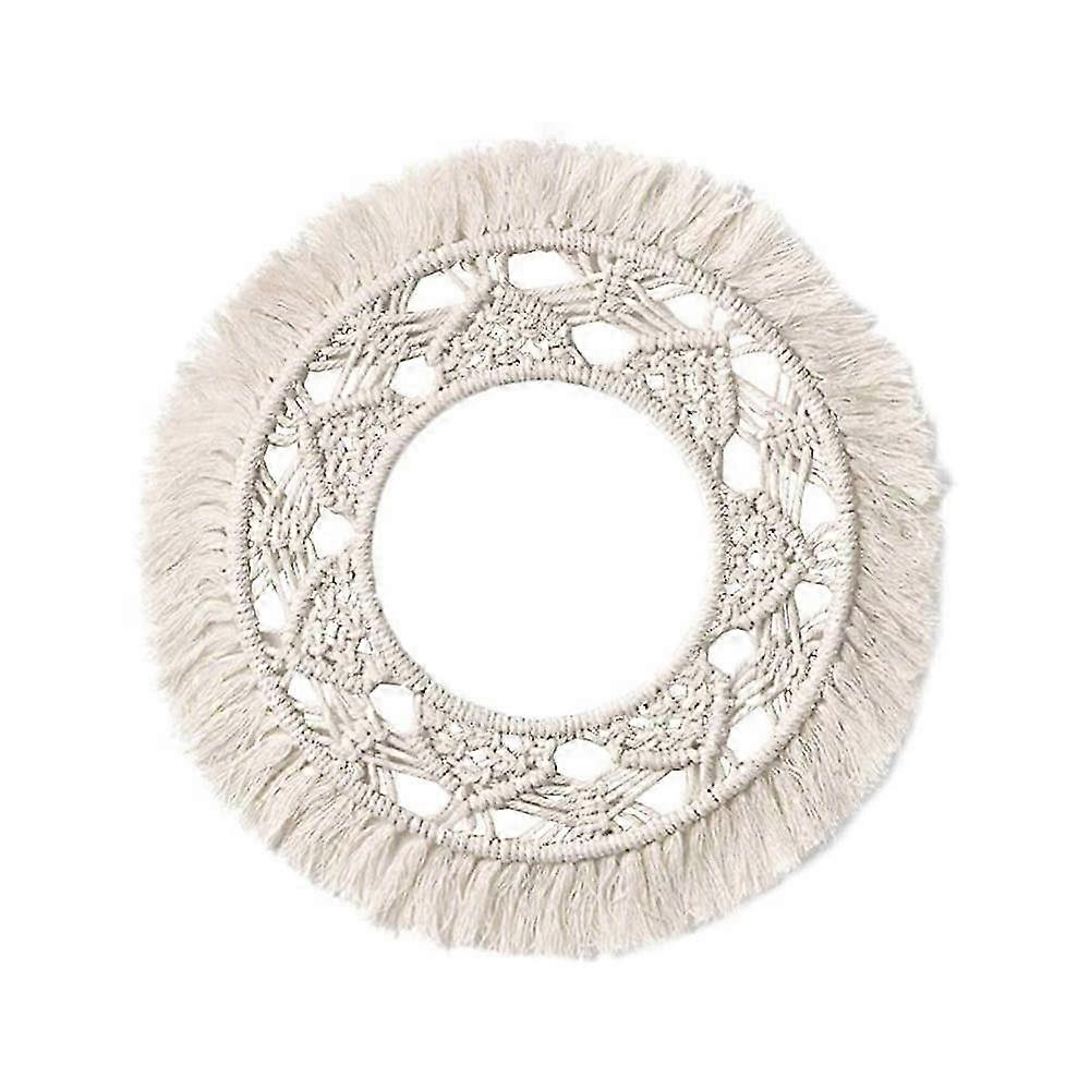 360° Rotating Smart Macrame Mirror