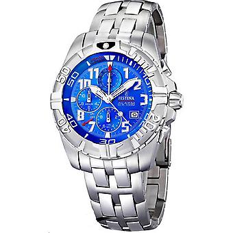 Festina chrono sport Quartz Analog Man Watch with Stainless Steel Bracelet F16095/1