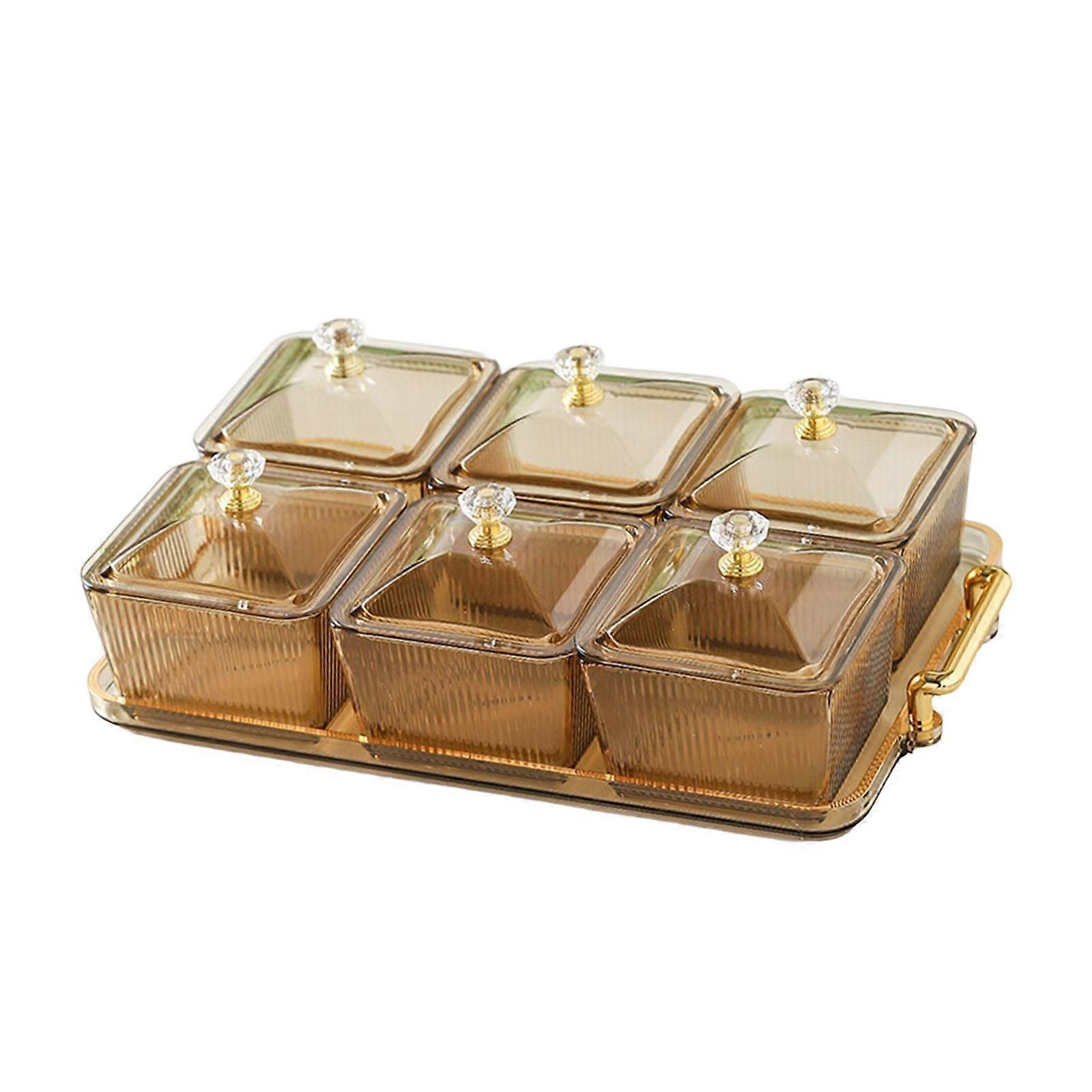 Fruit Dessert Snacks Serving Platter Amber Amber Amber