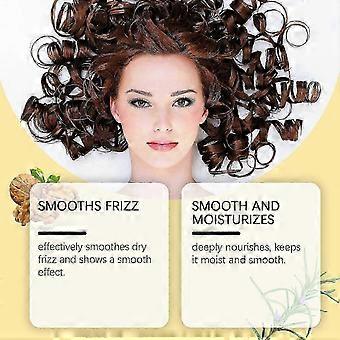 Organic Walnut Oil Hair Serum with Rosemary and Ginger, Heat Protectant Moisturizing Oil for Frizzy Dry Damaged Hair