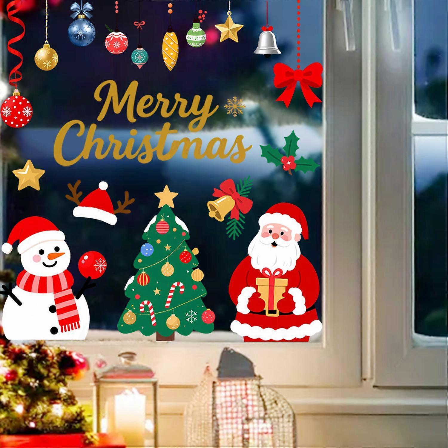 Christmas Static Cling Window Decor