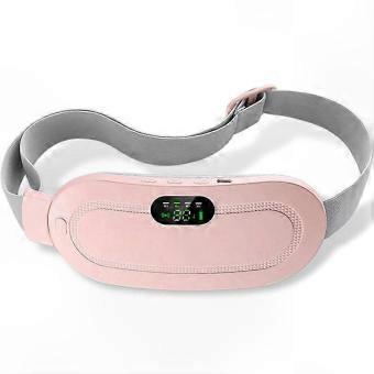 Menstrual Heating Pad Smart Vibrating Abdominal Massager Belt Electric Warm Wrap for Period Care