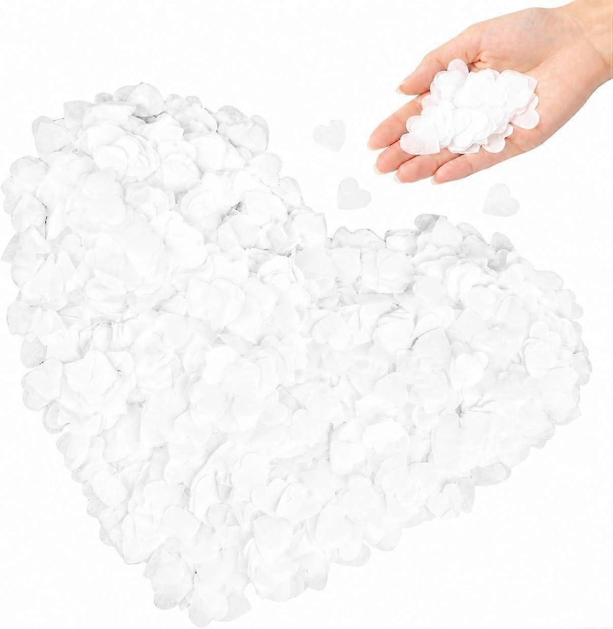 10000pcs Heart Shaped Biodegradable Confetti Wedding