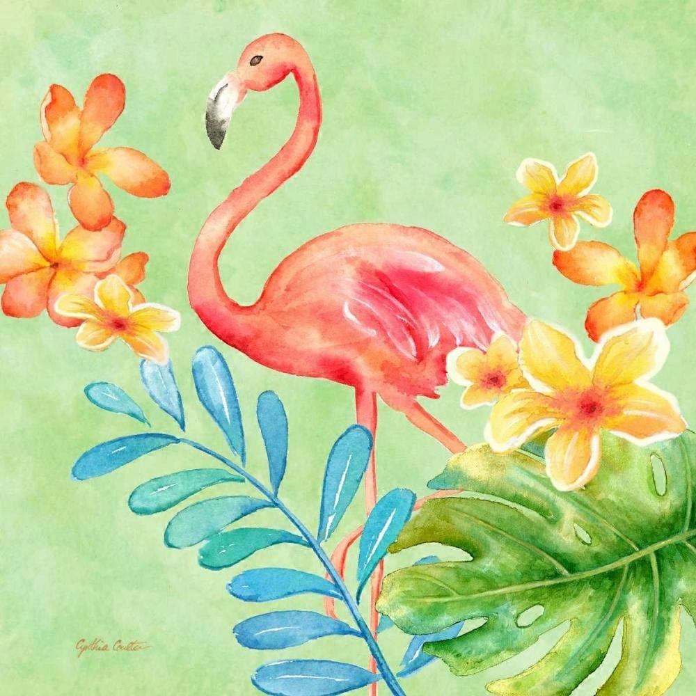 Tropical Paradise Brights IV Poster