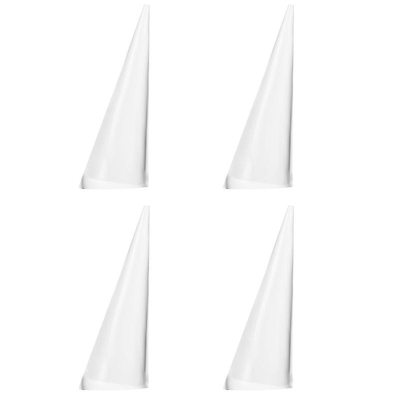 7X2.5cm Transparent Retail Display Props & Models 4 Pcs 1 Set Ring Storage Brackets Exquisite Storag