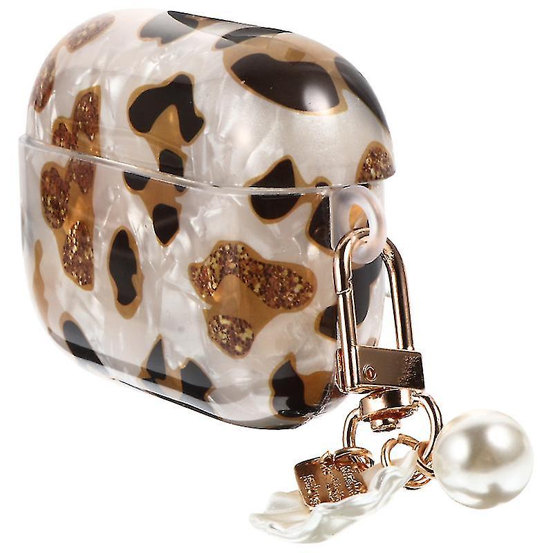 5X8x3mc Leopard Speaker Bags, Covers & Cases Leopard Pattern Wireless Earphone Case Compatible For A