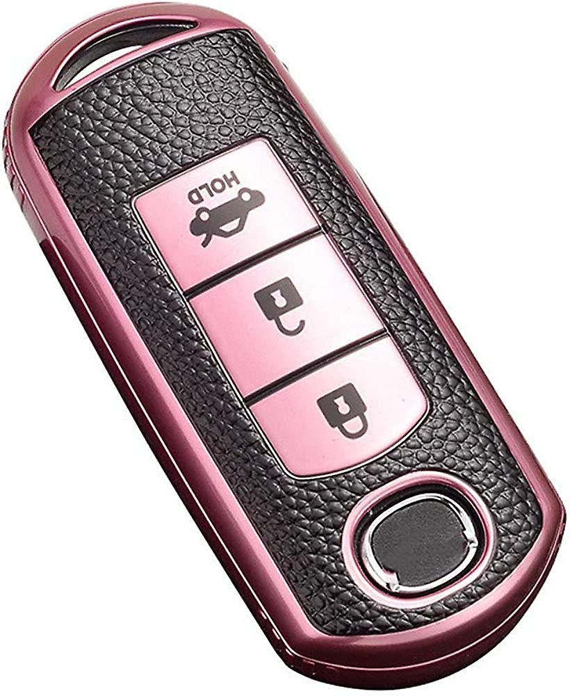 TPU Leather Car Remote Key Cover Case Fob Shell For Mazda 2 3 6 Axela Atenza CX-3 CX-4 CX5 CX-5 CX-7 CX-9 Keychain Keyless