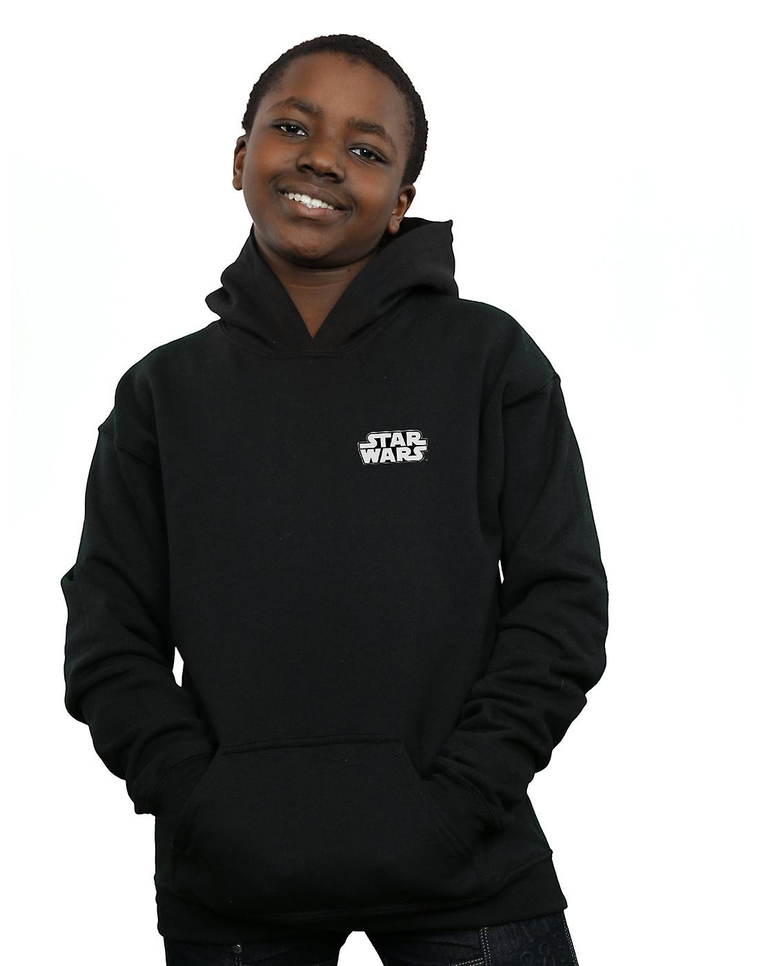 Star Wars Boys 徽标徽章连帽衫
