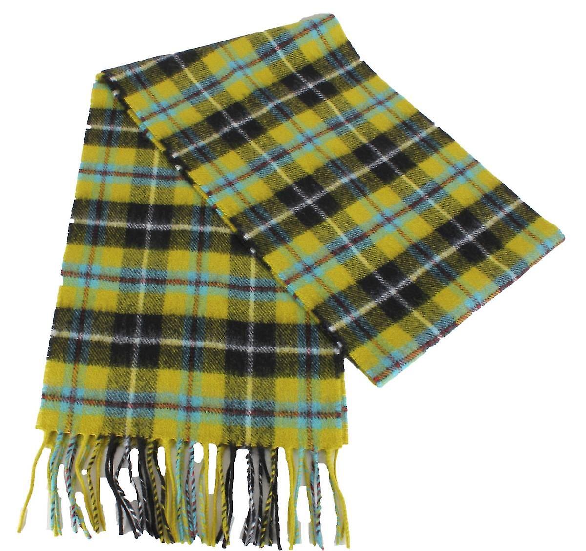 Locharron of Scotland Bowhill Cornish National Lambswool Scarf - Green/Blue