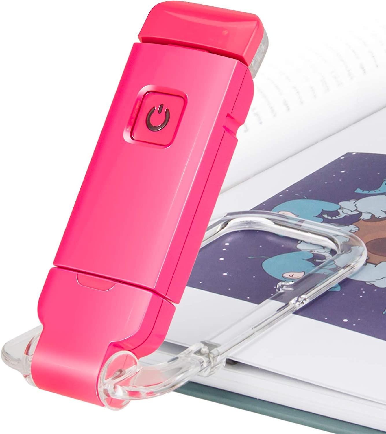 LED Clip-On Reading Light Book Light, Reading Lamp for Books in Bed, Eye-Friendly Light, Rechargeable, Brightness Adjustments for Eye Protection, Mage