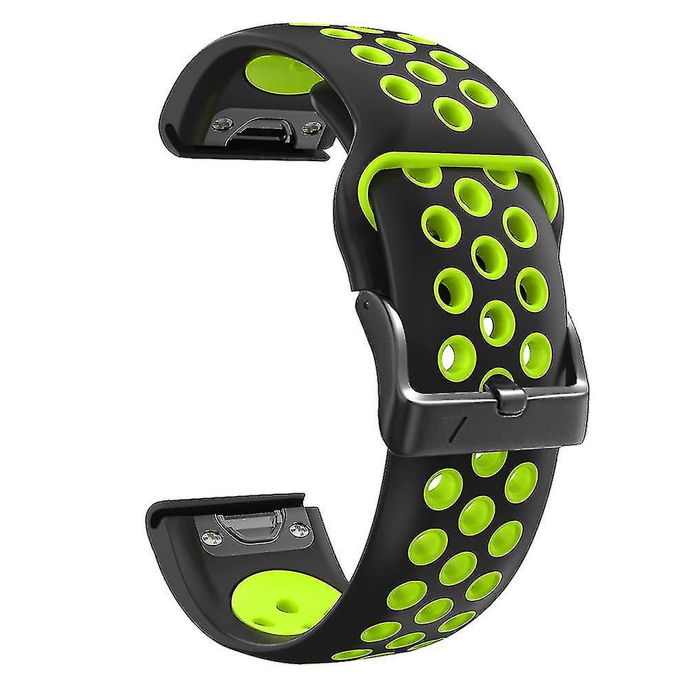 26 22mm Quickfit Watchband Strap For Garmin Fenix 7x 7 6x 6pro 5 5xplus 3hr Epix Easyfit Silicone Smartwatch Bracelet Wristband-a