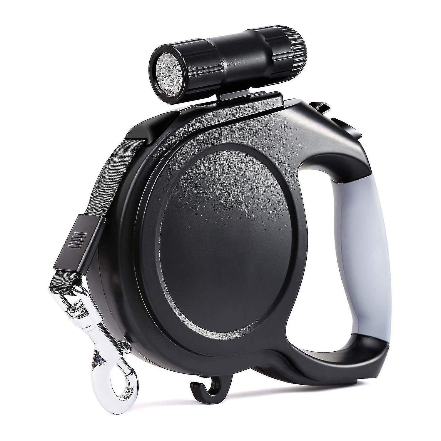 Dog Leash Retractable Dog Leash Walking Training Leash Detachable Flashlight