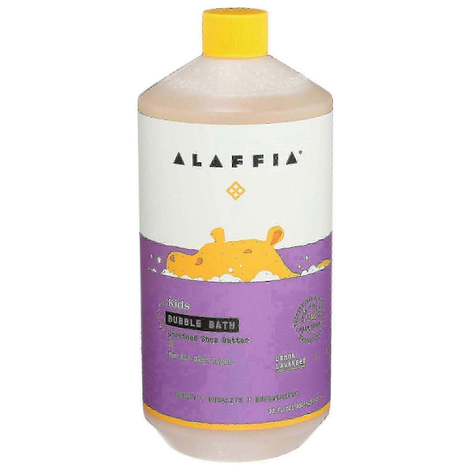 Alaffia Baby & Kids Bubble Bath, Lemon Lavender, 32 Oz