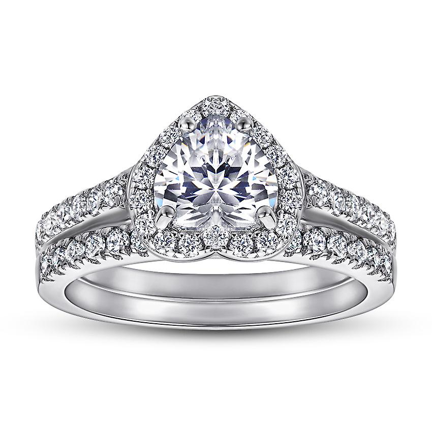 925 Sterling Silver Heart Combination Ring