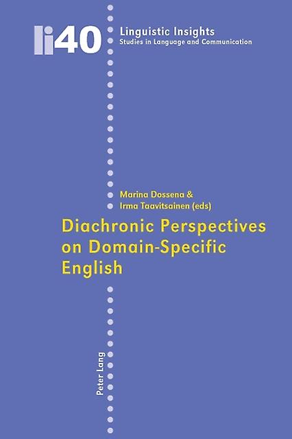 Diachronic Perspectives On Domainspecific English Paperback Book