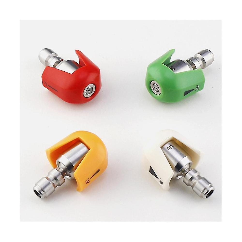 Pressure Washer Spray Nozzle Tips Multiple Degrees, 1/4 Quick Connection, Spray Set Kits For , 4 Pa