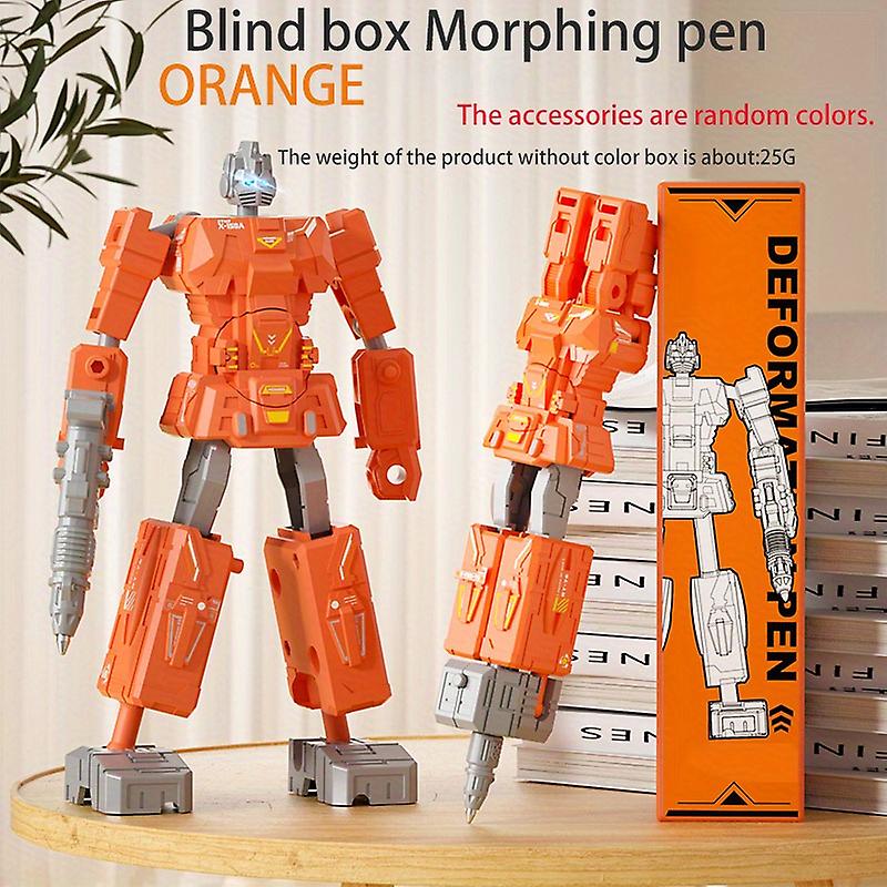 Children S Robot Morphing Pen Two-in-one Creative Stationery Educational Toys For Primary School Students