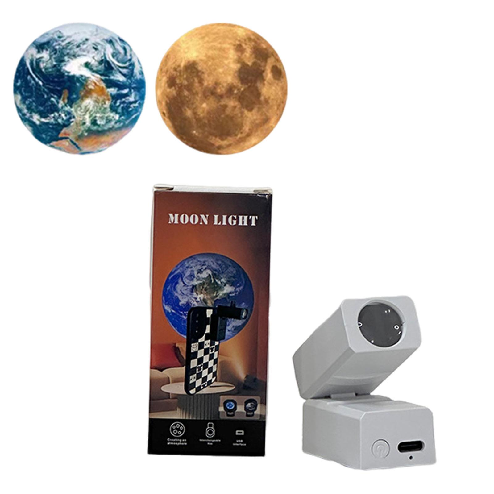 מנורת מקרן קטנה עם בסיס מגנטי רב תכליתי עיצוב הבית אור מתנה לאוהבי משפחה חברים