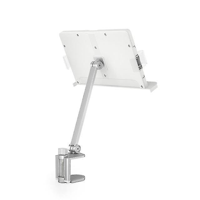 Desk Clamping Aluminum Reading Book Stand Multi-angle Adjustable Reading Book Bracket Table Camping Book Holder Tablet Stand