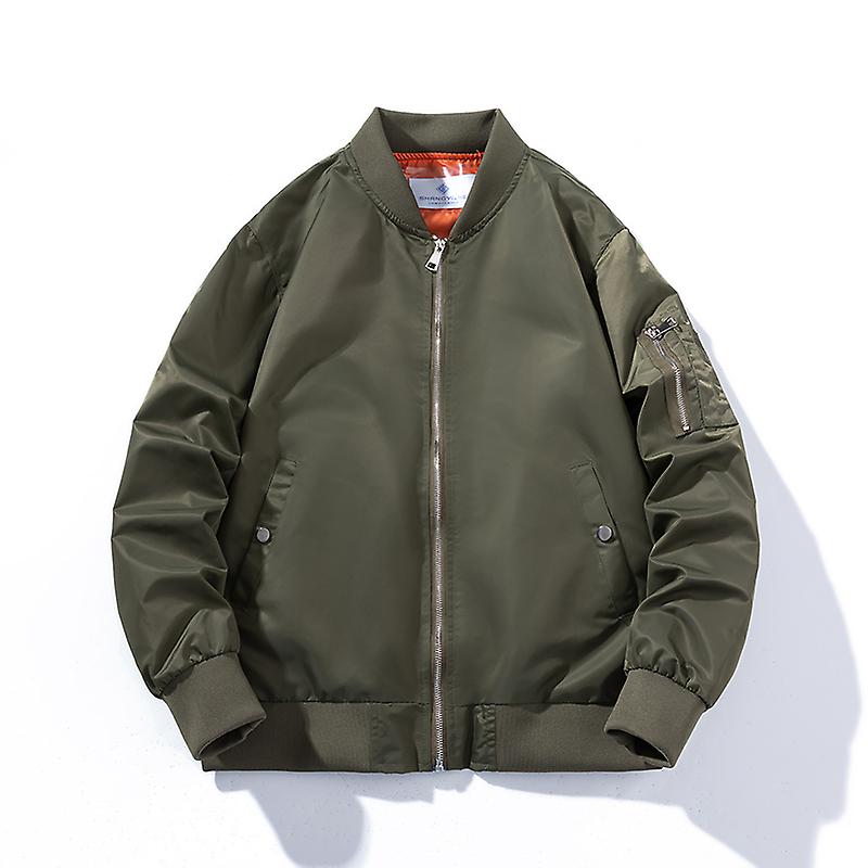 Custom Bomber Jacket With Your Logo Couple Solid Color Windbreaker Pri