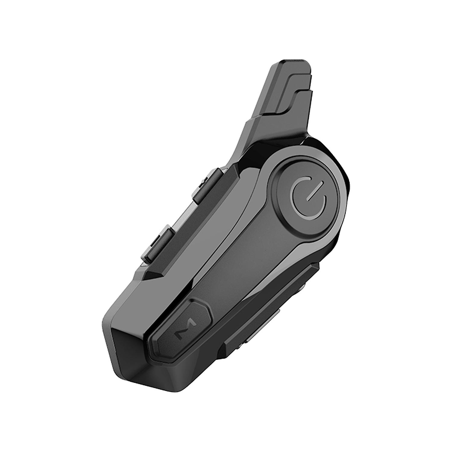 Motorcycle BT Intercom with Helmet BT Headset Waterproof Universal Communication System for ATV Dirt