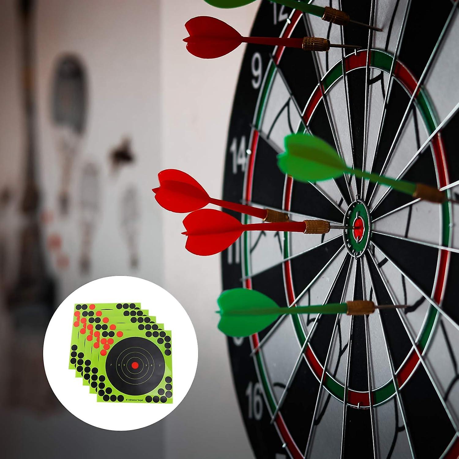 Shooting Targets 20PCS Splatter Targets for Shooting 8 inch Pellet Reactive Bright Fluorescent Shot Marking Indoor