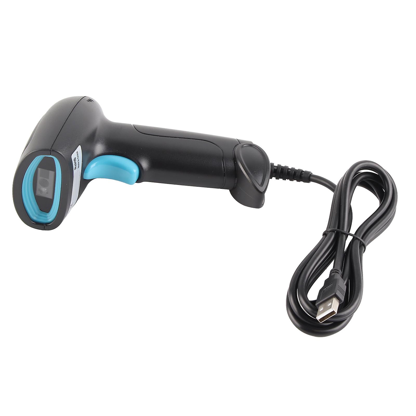 Portable 1d Barcode Scanner 2.4g Wireless Qr Code Reader For Logistics Express Delivery