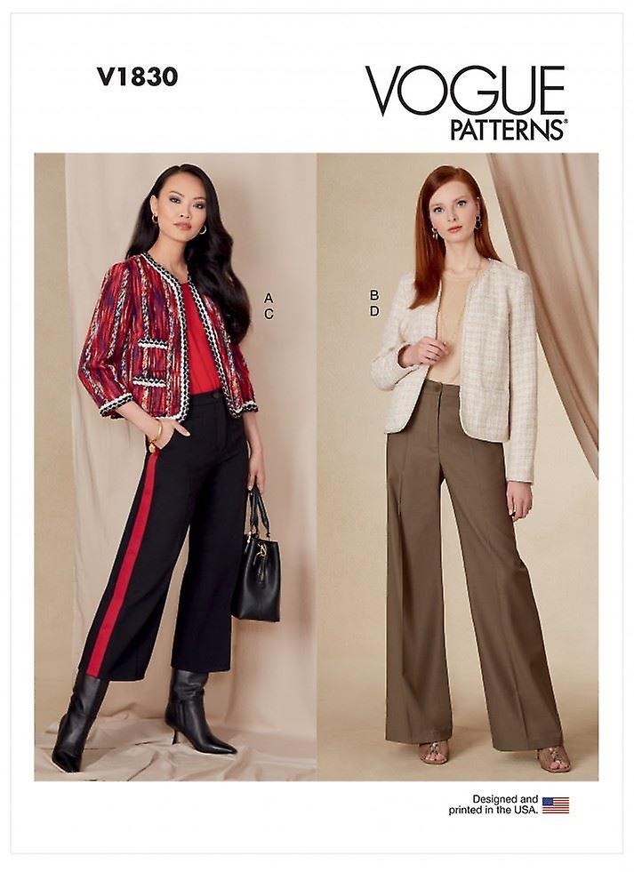 Vogue Sewing Pattern 1830 Women B5 (8-10-12-14-16)