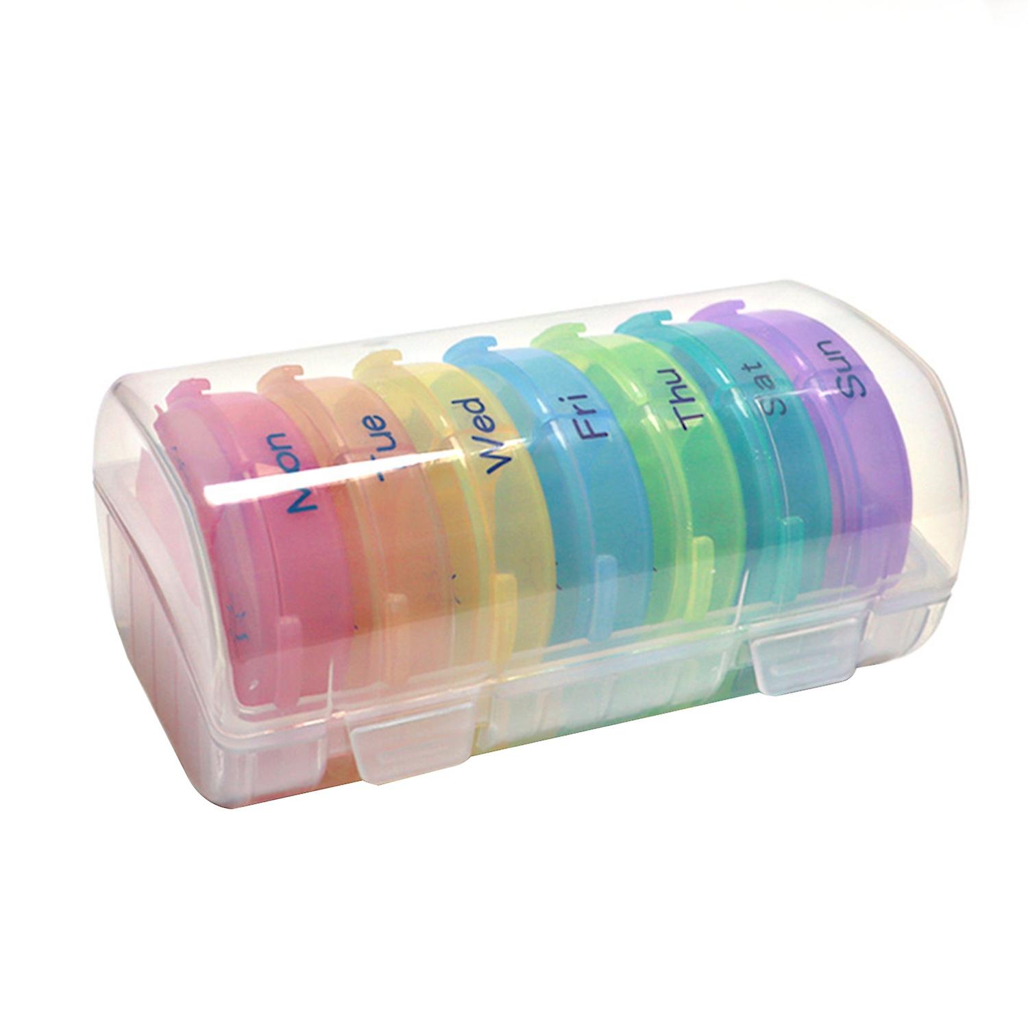 21 Grids 7 Days Pill Box Reusable Safe Water Proof Large Capacity Dust-proof Pill Dispenser for Outd