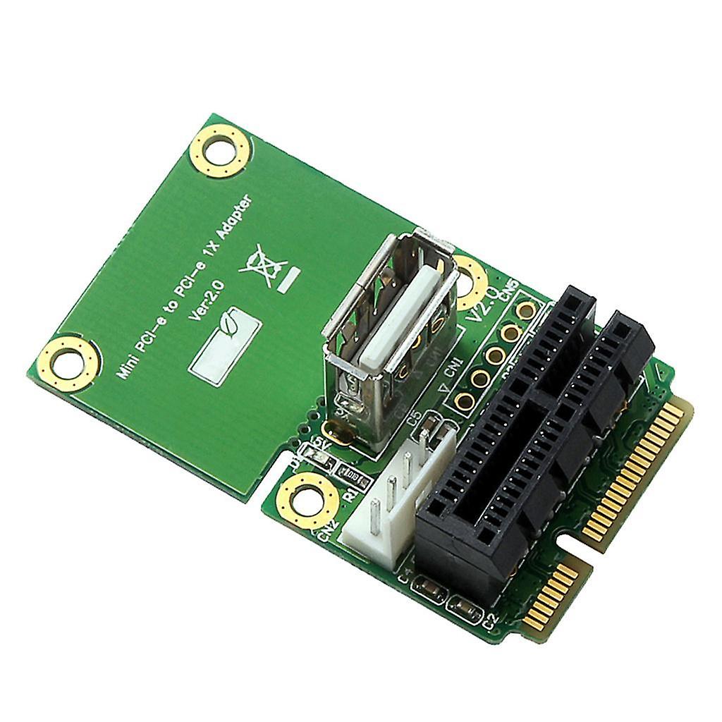 Mini PCI-E to PCI-E PCI-E 1X Adapter Card Converter Support Half/Full Height