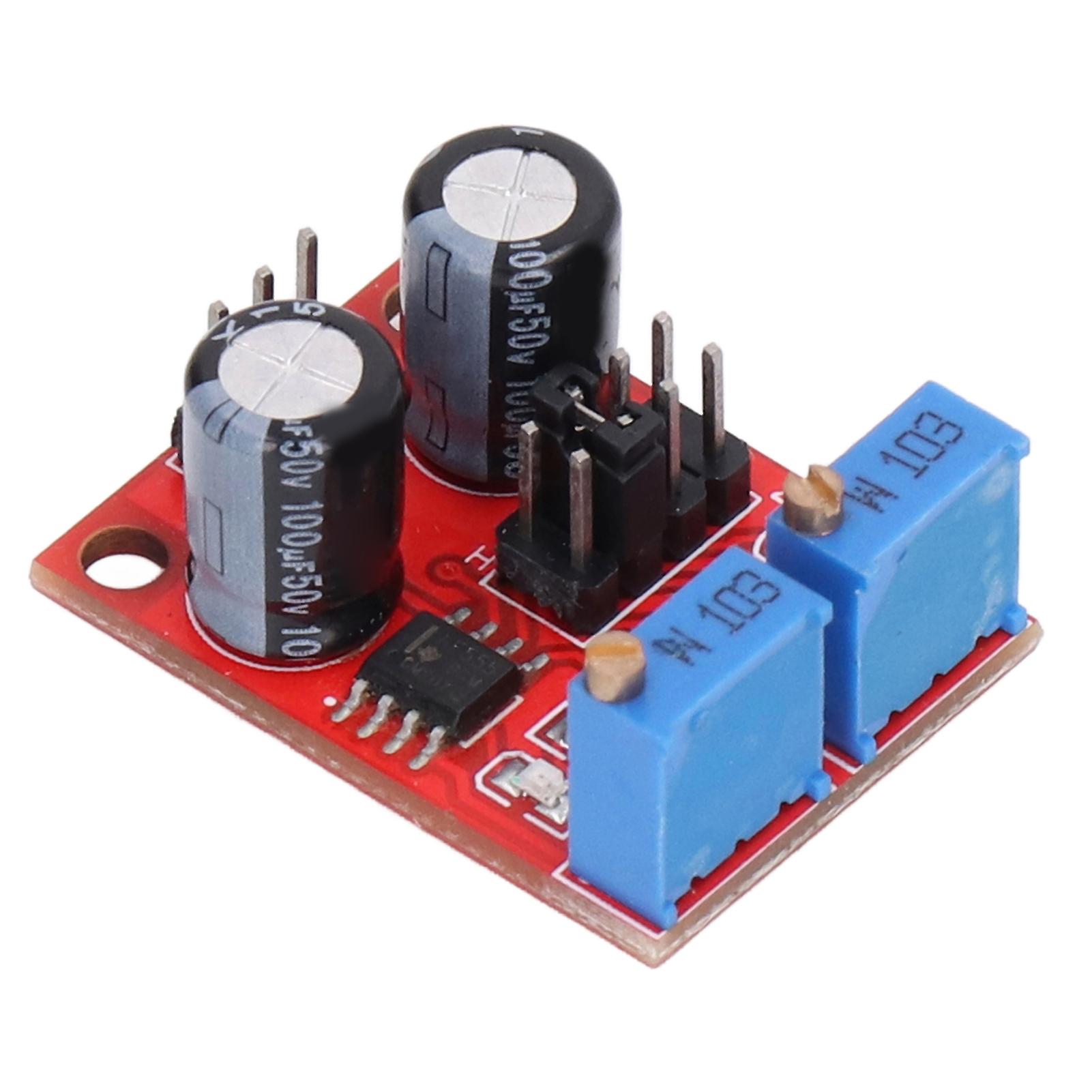 5Pcs NE555 Pulse Duty Cycle Adjustable Module Square Rectangular Wave Signal Generator for Electronics Projects and Testing
