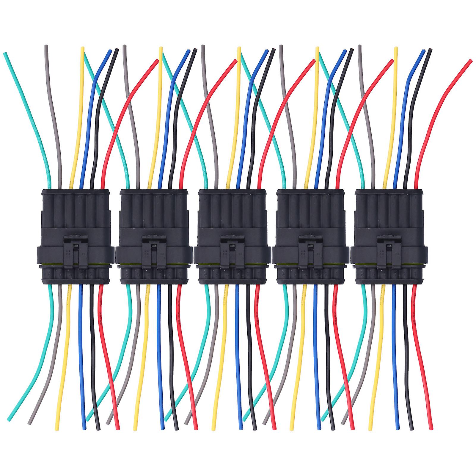 Qukaim Wire Connections 2 Pin Socket Square Flange Power Connector, Panel Mounting Wire Connector Socket, Industrial Use, C10 730511 Z2P