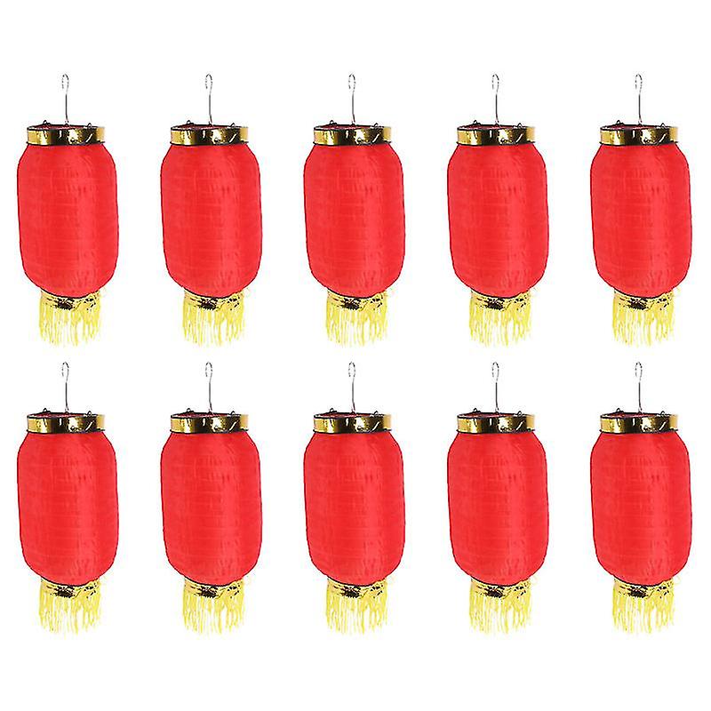 10pcs Cloth Lanterns