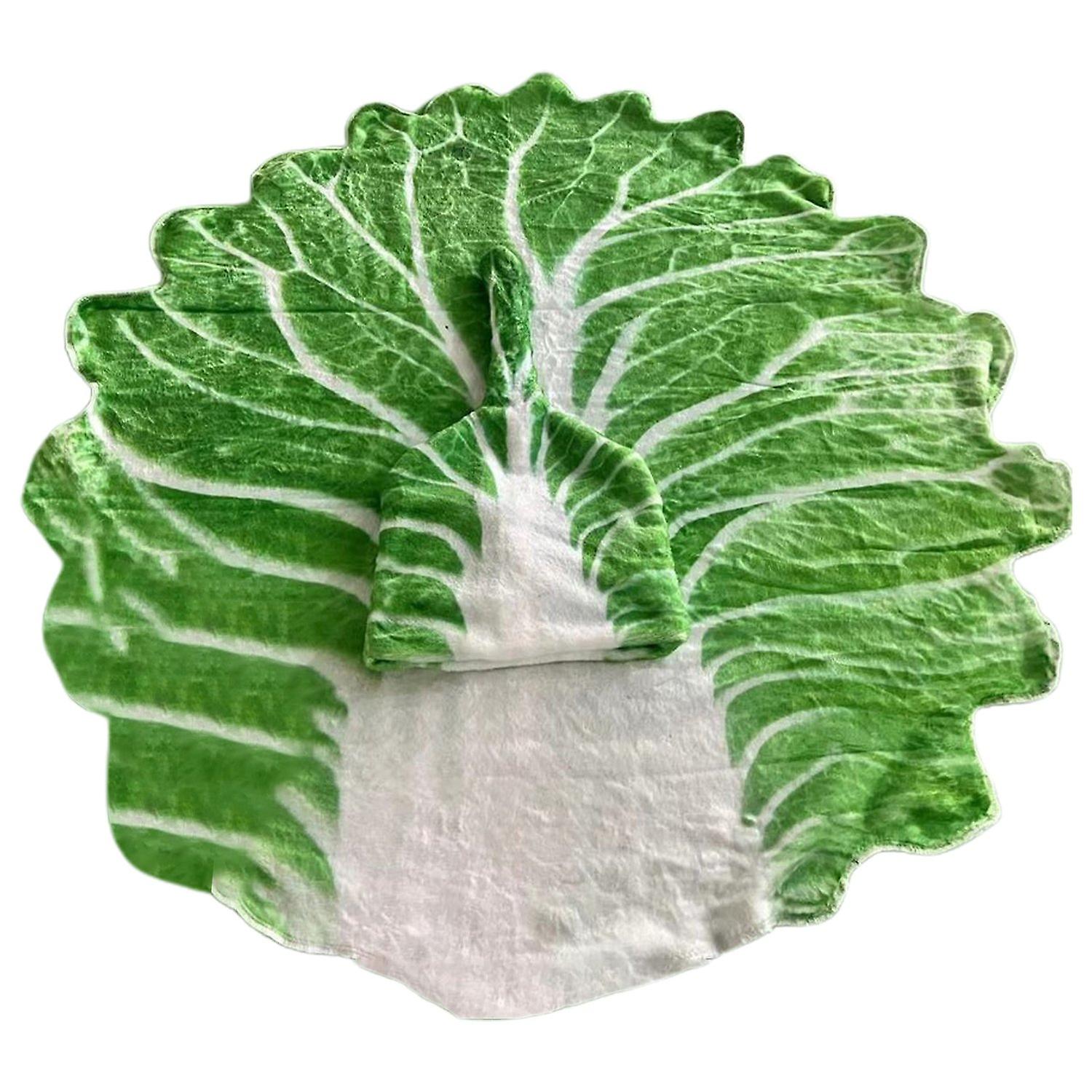 Receiving Blankets Set Super Soft Newborn Baby Vivid Cabbage Shape Moisture Absorption Throw Blanket