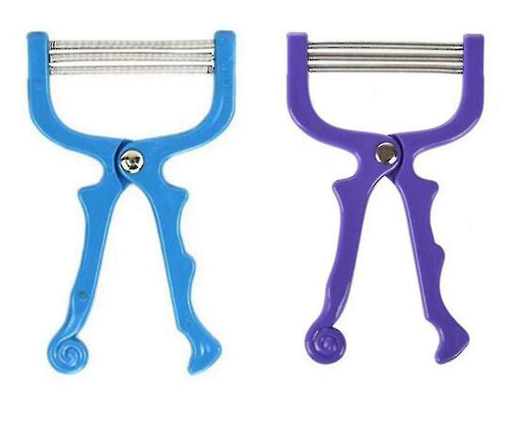 Sxbd 2pcs Facial Hair Removal Tools Facial Beauty 3 Layer Spring Thread Ontharing Ontharing Crème Gezichtshaar R