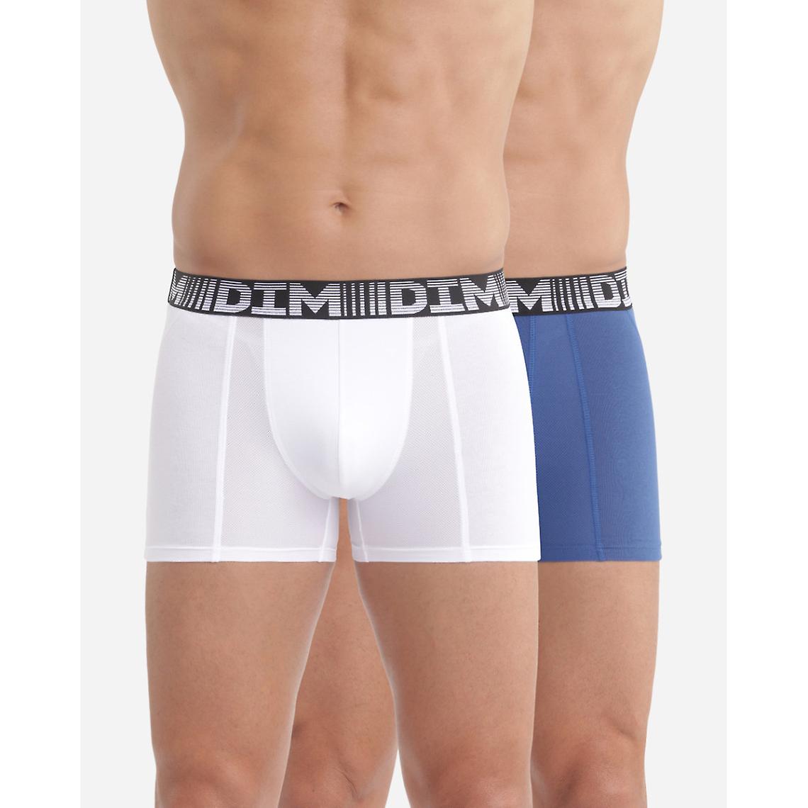 2 db 3D Flex Air X2 boxernadrág csomag - többszínű halvány fehérnemű pamutból