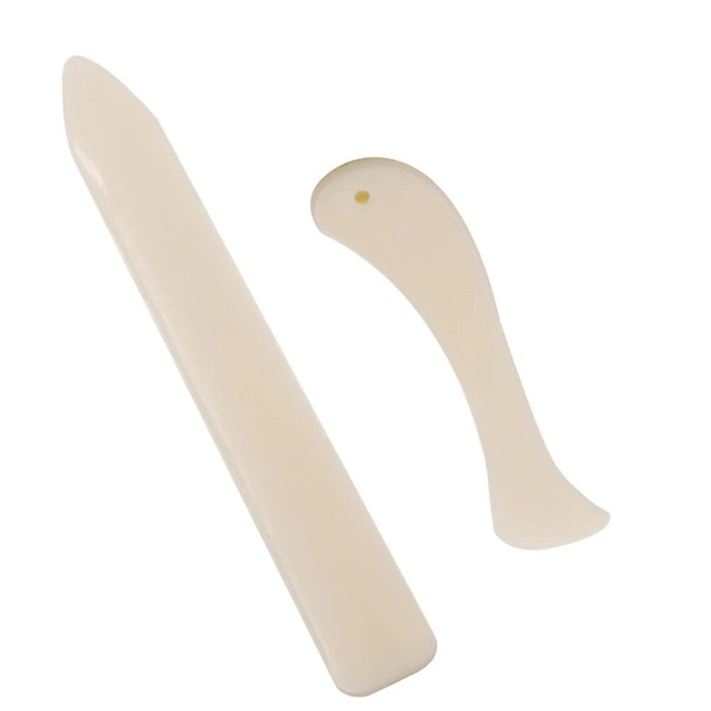 2pcs Bone Folder Craft Tools Scoring Folding Paper Creasing Portable DIY Folding Cardboard Marking Hand Tools~3508