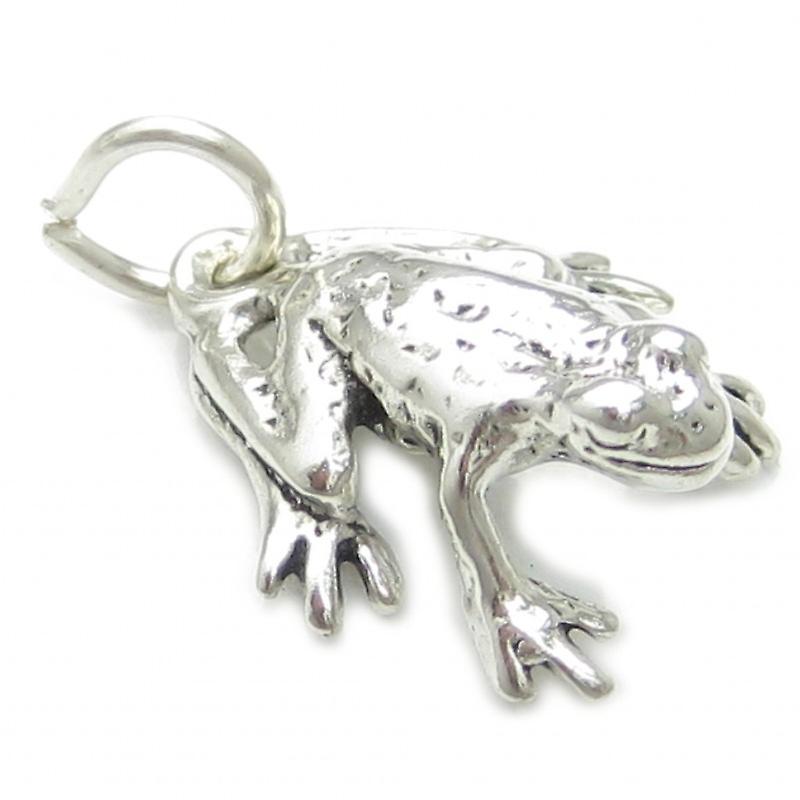 Frog - Toad Sterling Silver Charm .925 X 1 Frogs And Toads Charms