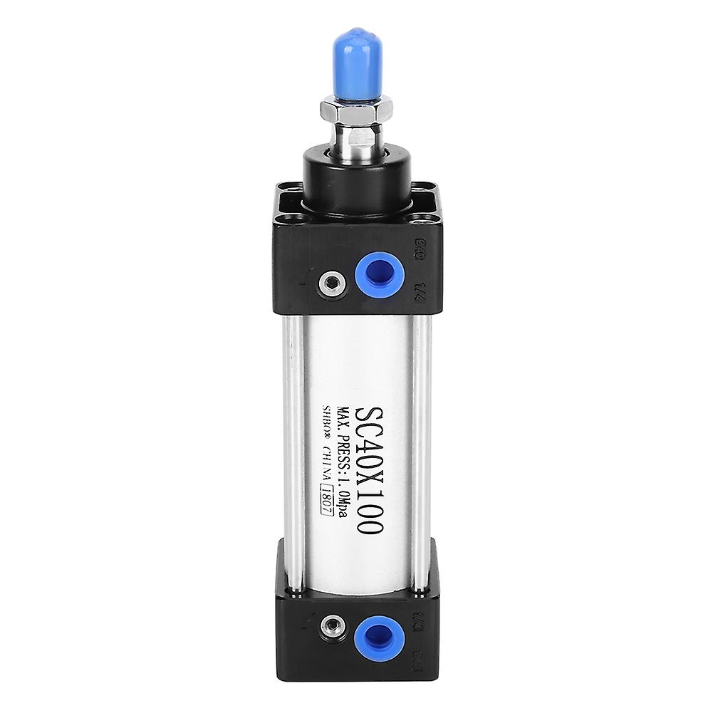 Vérin pneumatique double effet SC40, composants standard en alliage d'aluminium SC40 x 100
