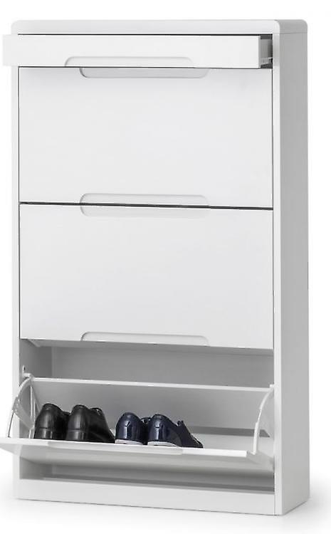 Grant White High Gloss Shoe Cabinet Drawer